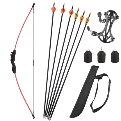 Youth Recurve Bow and Arrow Kit Child Beginner Takedown