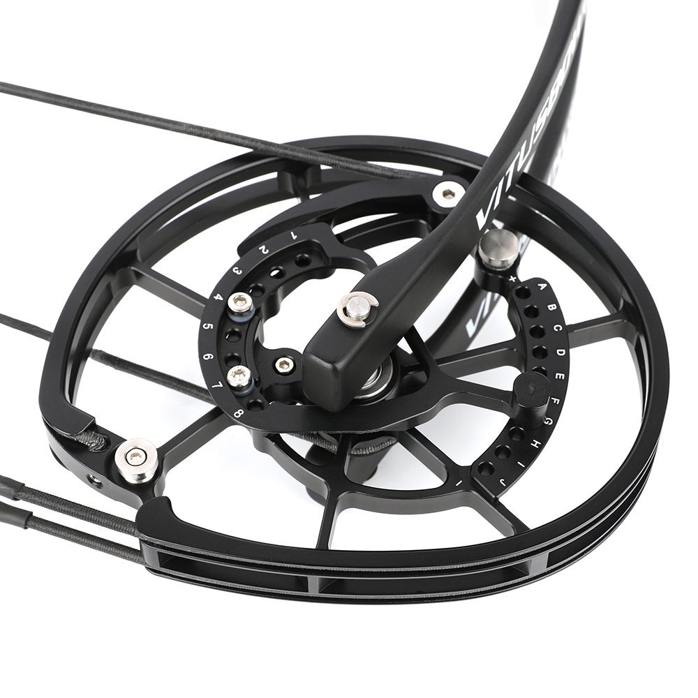 VITESSE MAX 30-80lbs Marble Archery Dual Purpose Compound Bow-Visual pound system