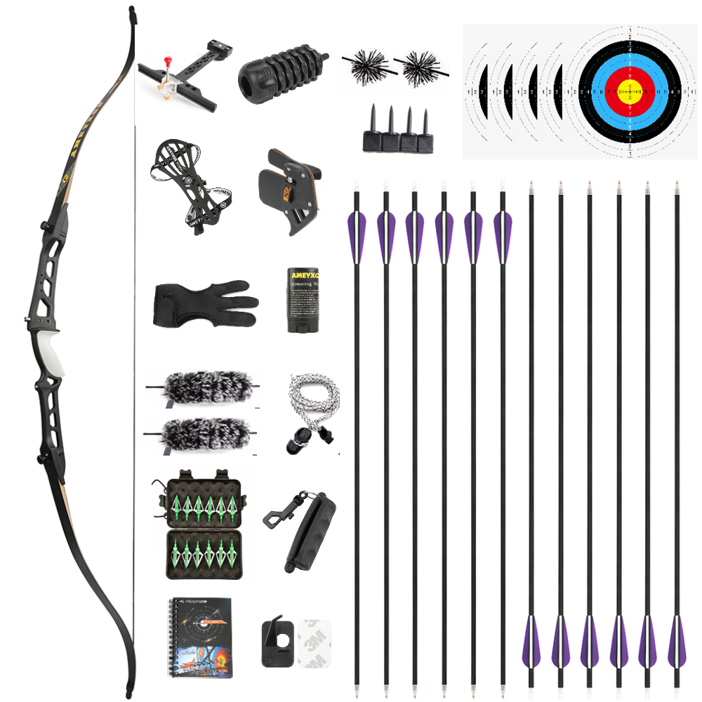AME ARCHERY QingYun Recurve Bow Set for Beginners