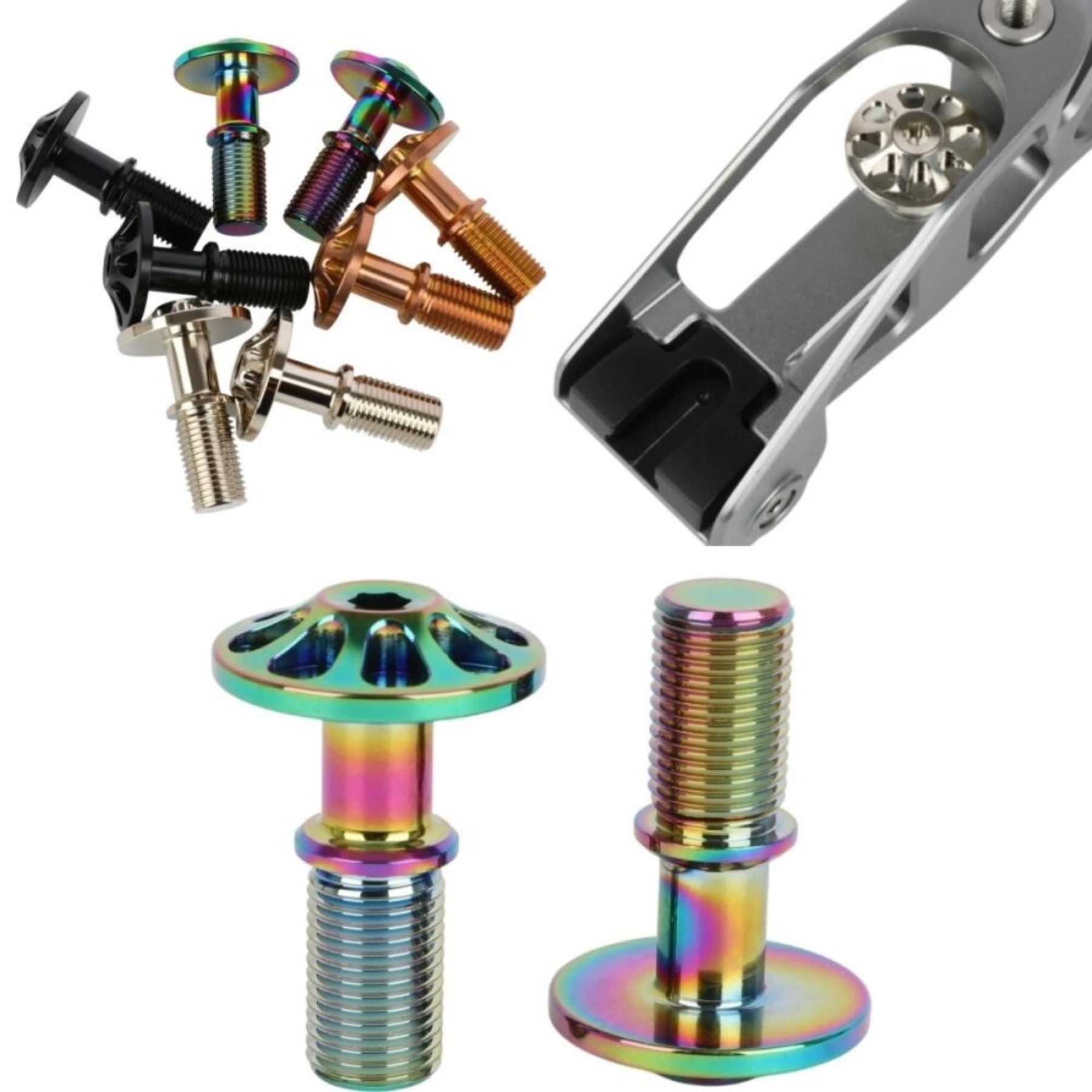 1Pair ILF Recurve Bow Bolts Thread Riser Handle Screw