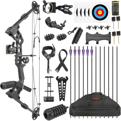 JUNXING Dragon X8 Compound Bow Set – Right/Left Hand  Full Accessories Kit