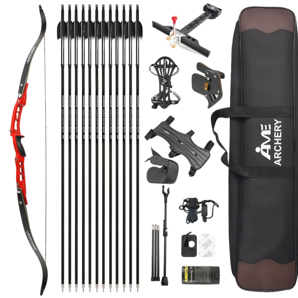 JUNXING Archery F167 66inch Recurve Bow Set for Beginners