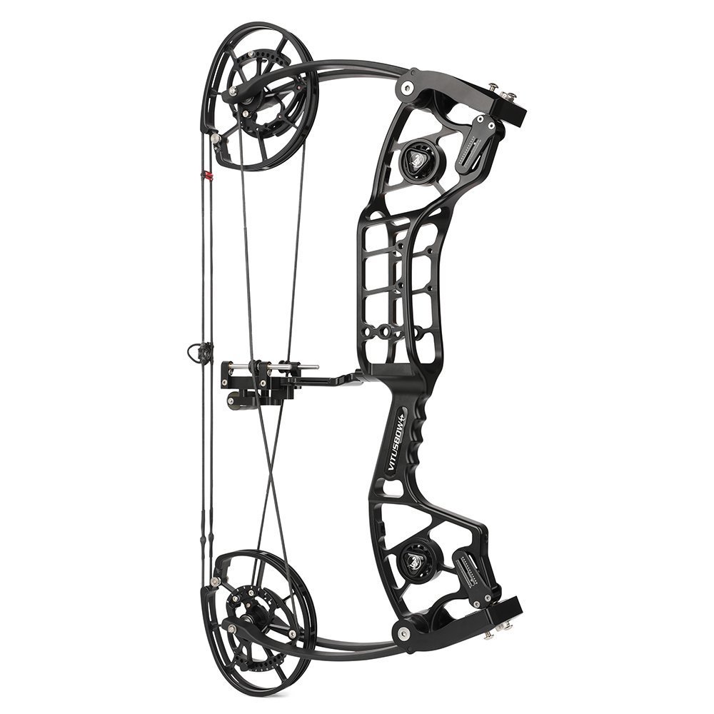 VITESSE MAX 30-80lbs Marble Archery Dual Purpose Compound Bow-Visual pound system
