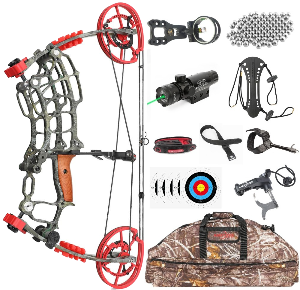 AME ARCHERY Short Axis Dual-Use Compound Bow RH LH