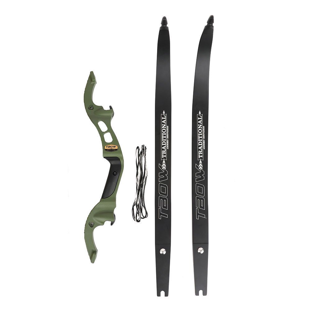 Junxing H3 Buffalo F Interface Hunting Recurve Bow – 25-60lbs, 62" with Full Hunting Kit