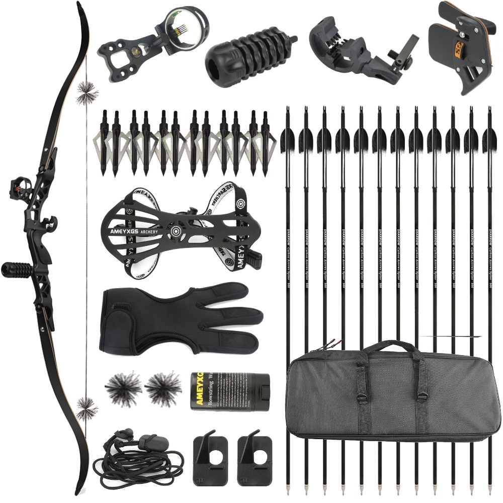 Junxing F166 ILF Recurve Hunting Bow 64" 30–60lbs