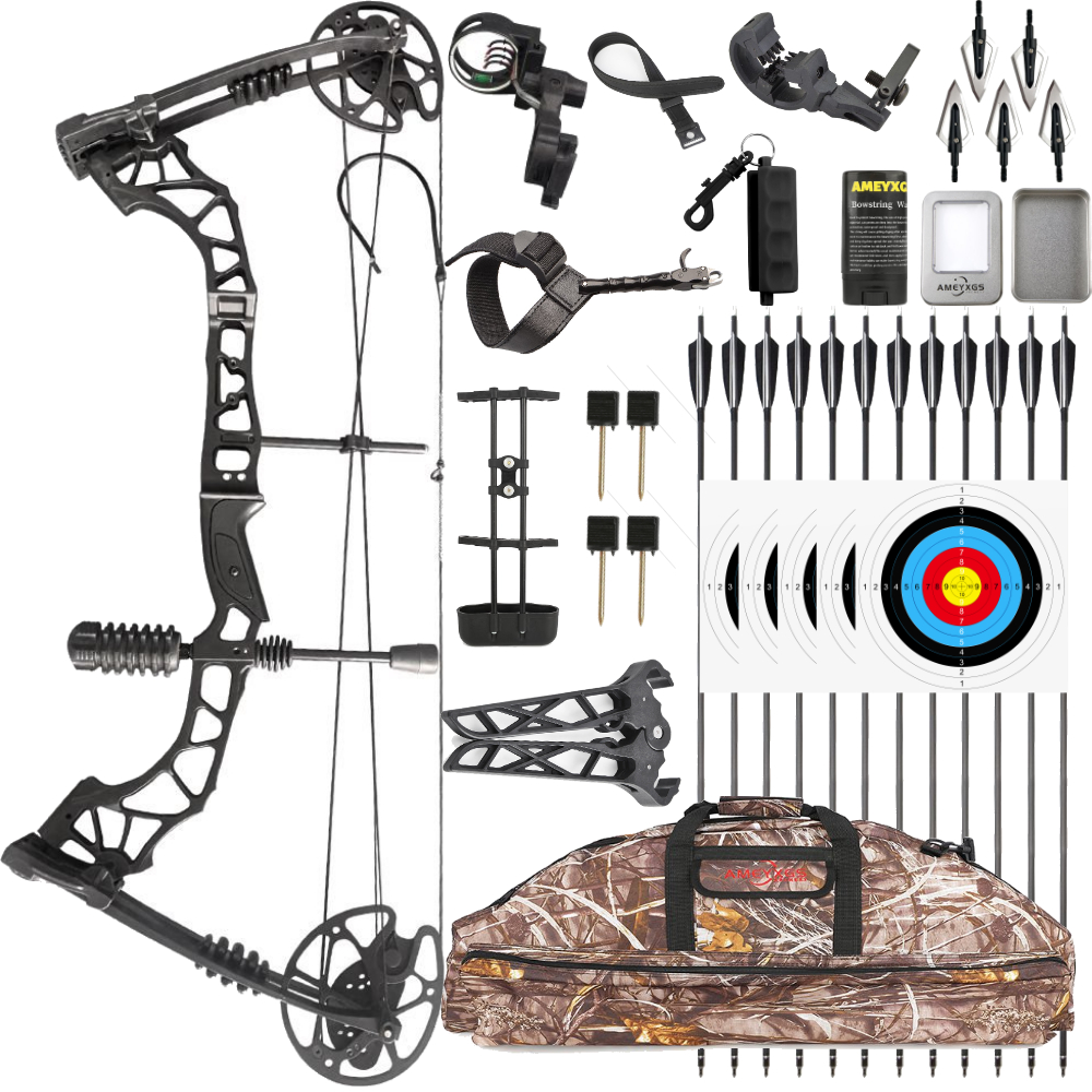 AME ARCHERY Kaimei Qin Compound Bow & Arrow Set
