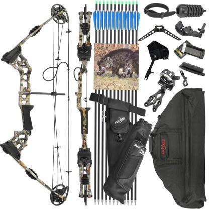 Target 20-70lbs Compound Bow Set Shooting Archery LH RH 