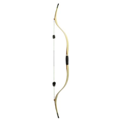 Moyun Traditional Laminated Recurve Bow – Bamboo Core & Clear Fiberglass, 20–45lbs