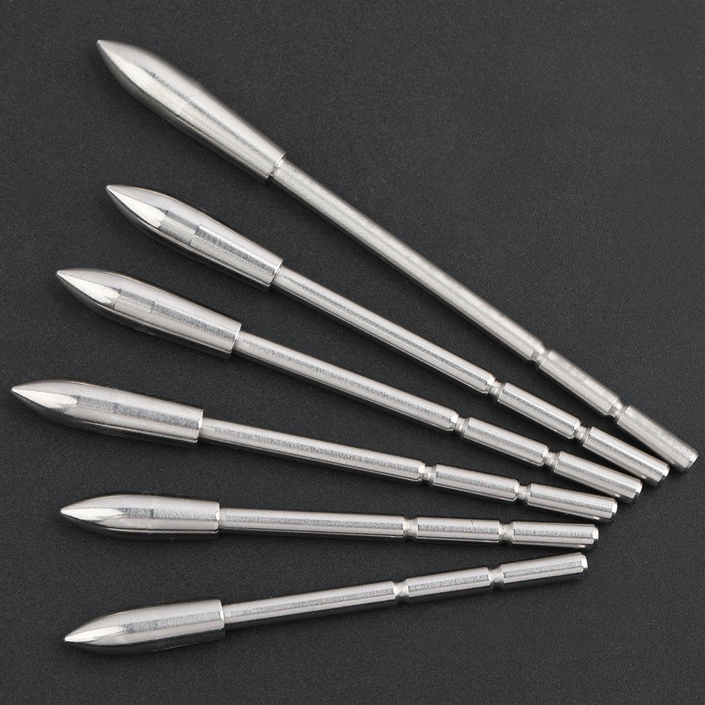 AME ARCHERY 3.2mm Stainless Steel Arrowheads(12pcs)