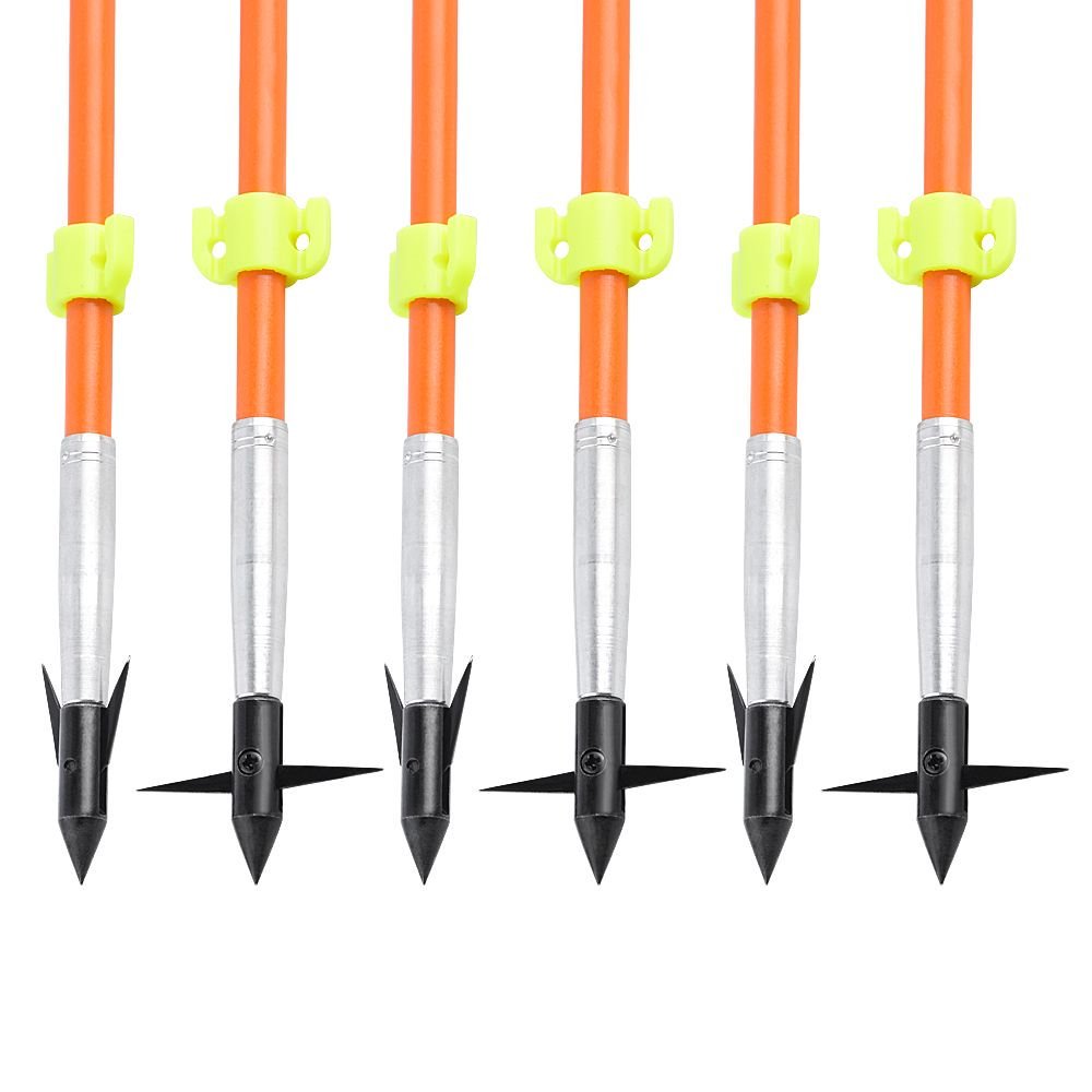AME ARCHERY Orange Bowfishing Arrow (Upgraded Version with Screw Lock)