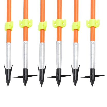 AME ARCHERY Orange Bowfishing Arrow (Upgraded Version with Screw Lock)
