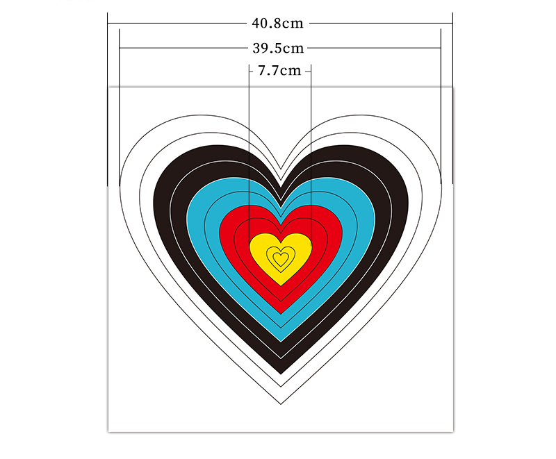 Ali Archery Target Paper Series – Five Venoms, Red Heart, Chinese Zodiac (20pcs)
