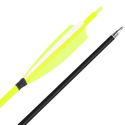 AME ARCHERY Yellow Mixed Carbon Arrows – Spine 500 (12pcs)