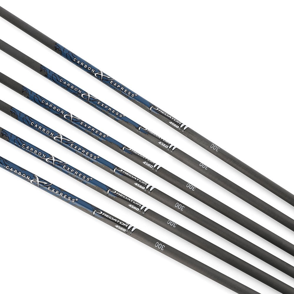 CARBON EXPRESS Pure Carbon Arrow Shaft – 31" Spine 300–700