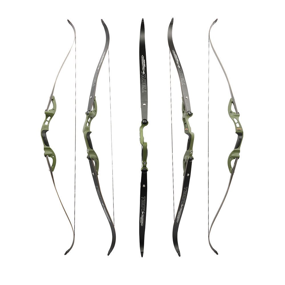 Junxing H3 Buffalo F Interface Hunting Recurve Bow – 25-60lbs, 62" with Full Hunting Kit