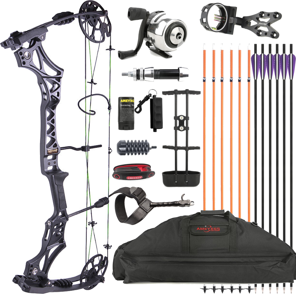 Junxing M129 Compound Bow Fishing Set (Black)