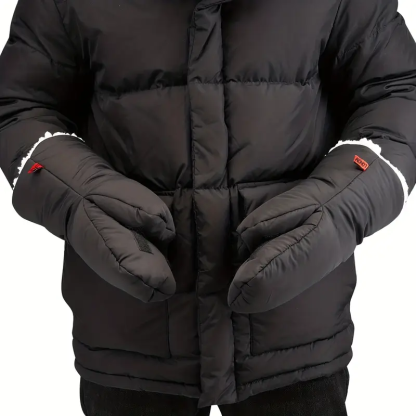 Winter Golf Cart Push Gloves Thick Warm Outdoor Windproof