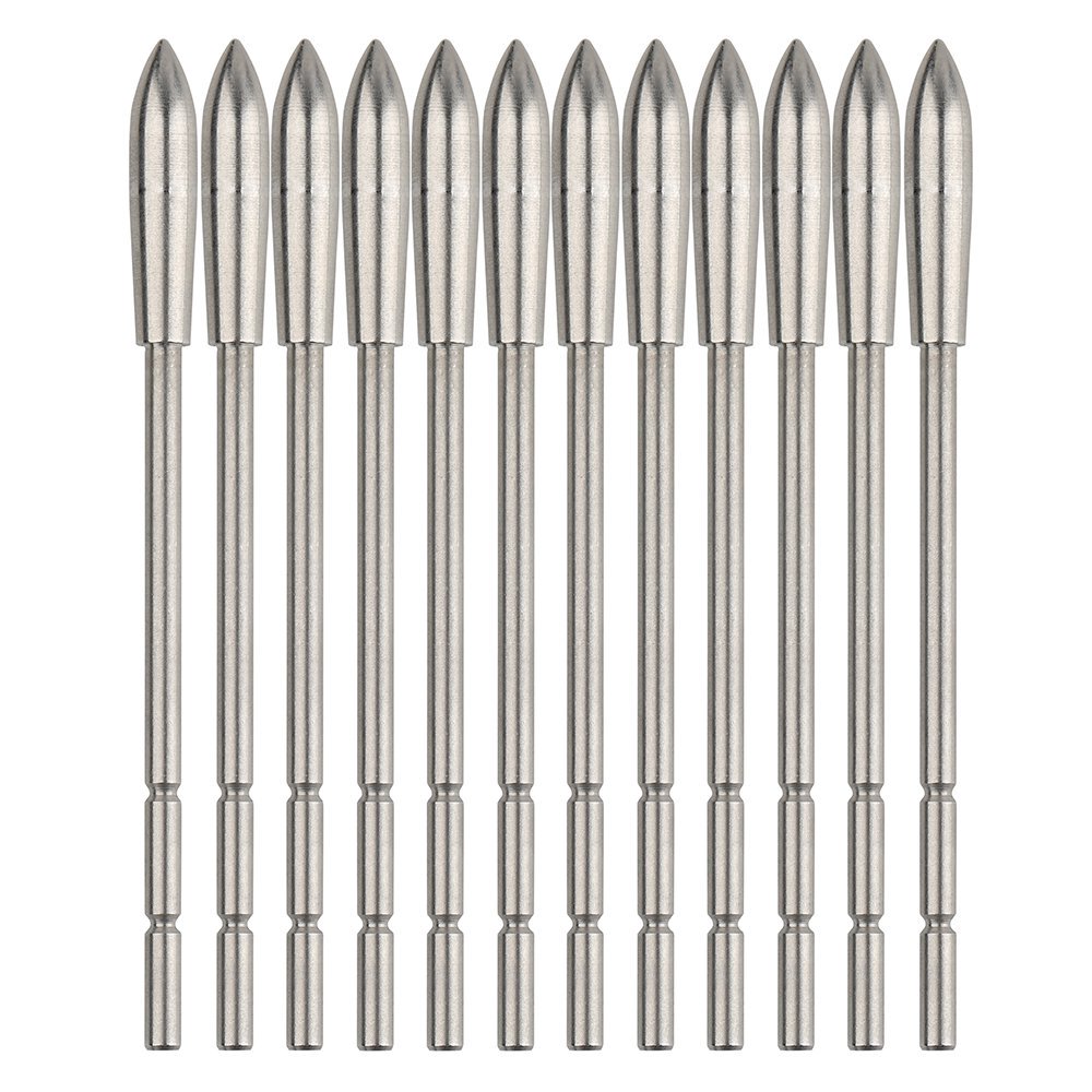 AME ARCHERY 3.2mm Stainless Steel Arrowheads(12pcs)