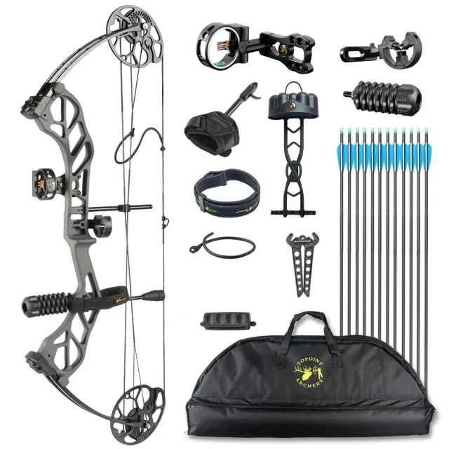 TOPOINT ARCHERY Starting 31 Hunting Compound Bow Package for Beginners
