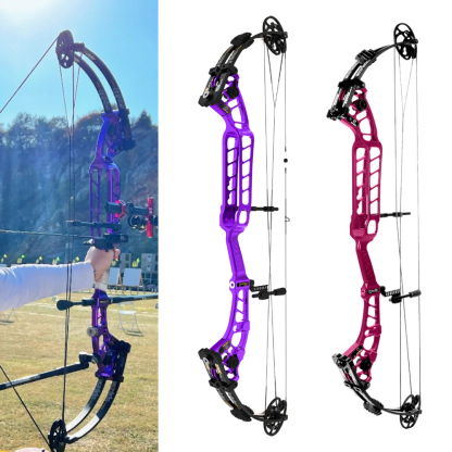 Sanlida Archery 37” Hero 10 II Target Compound Bow (Flexible Draw Wall Edition) Small Cam