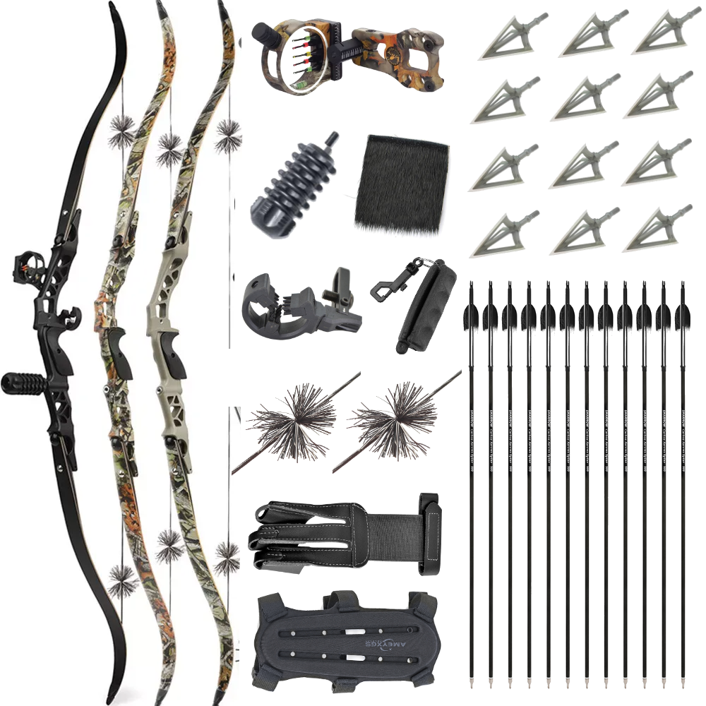 JUNXING Archery F166 Hunting Recurve Bow 