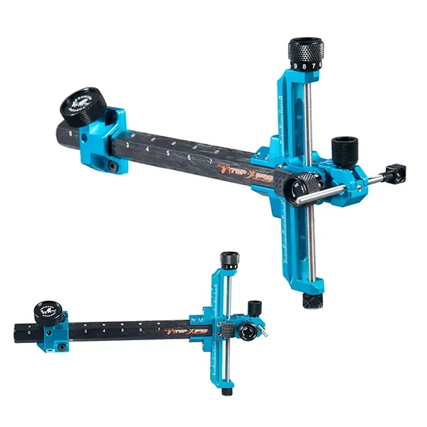 TOPOINT TP1003 Recurve Bow Sight – 9" Extension, Lightweight, Quick-Release, Multiple Colors