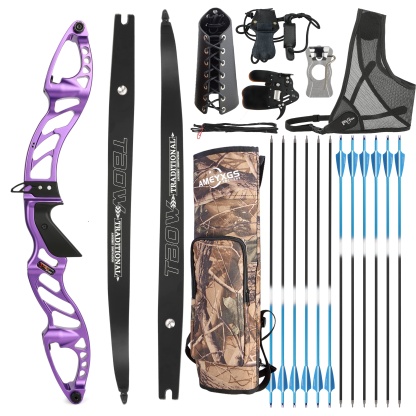 25-60bs Recurve Bow Kit Takedown F Hunting Bow