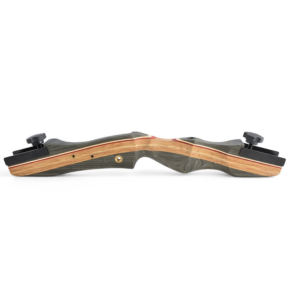 AME ARCHERY 62''  Recurve Bow Takedown 30-50lbs Wooden Riser Target Hunting Shooting