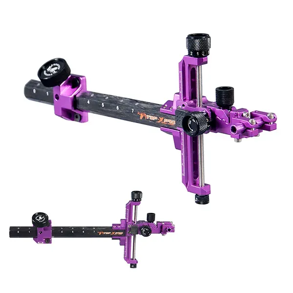 TOPOINT TP8810 Target Compound Bow Sight – 9" Extension, 3rd Axis Adjustable, Quick-Release, Multiple Colors