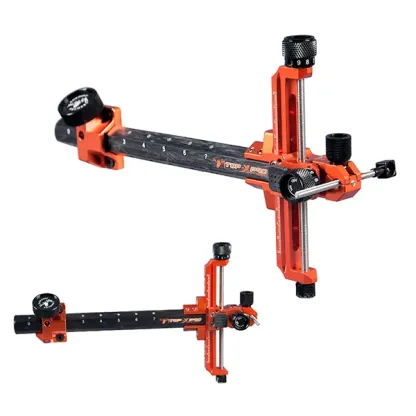 TOPOINT TP1003 Recurve Bow Sight – 9" Extension, Lightweight, Quick-Release, Multiple Colors