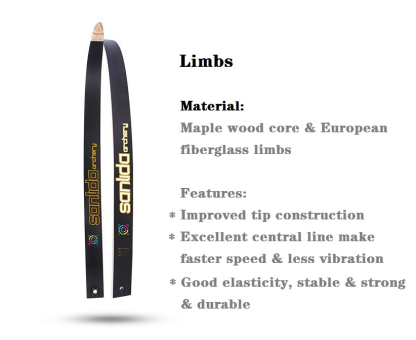 SANLIDA Noble Wood Takedown 48inch Recurve Bow 