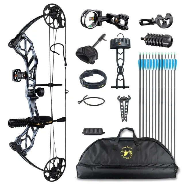 TOPOINT ARCHERY Starting 31 Hunting Compound Bow Package for Beginners