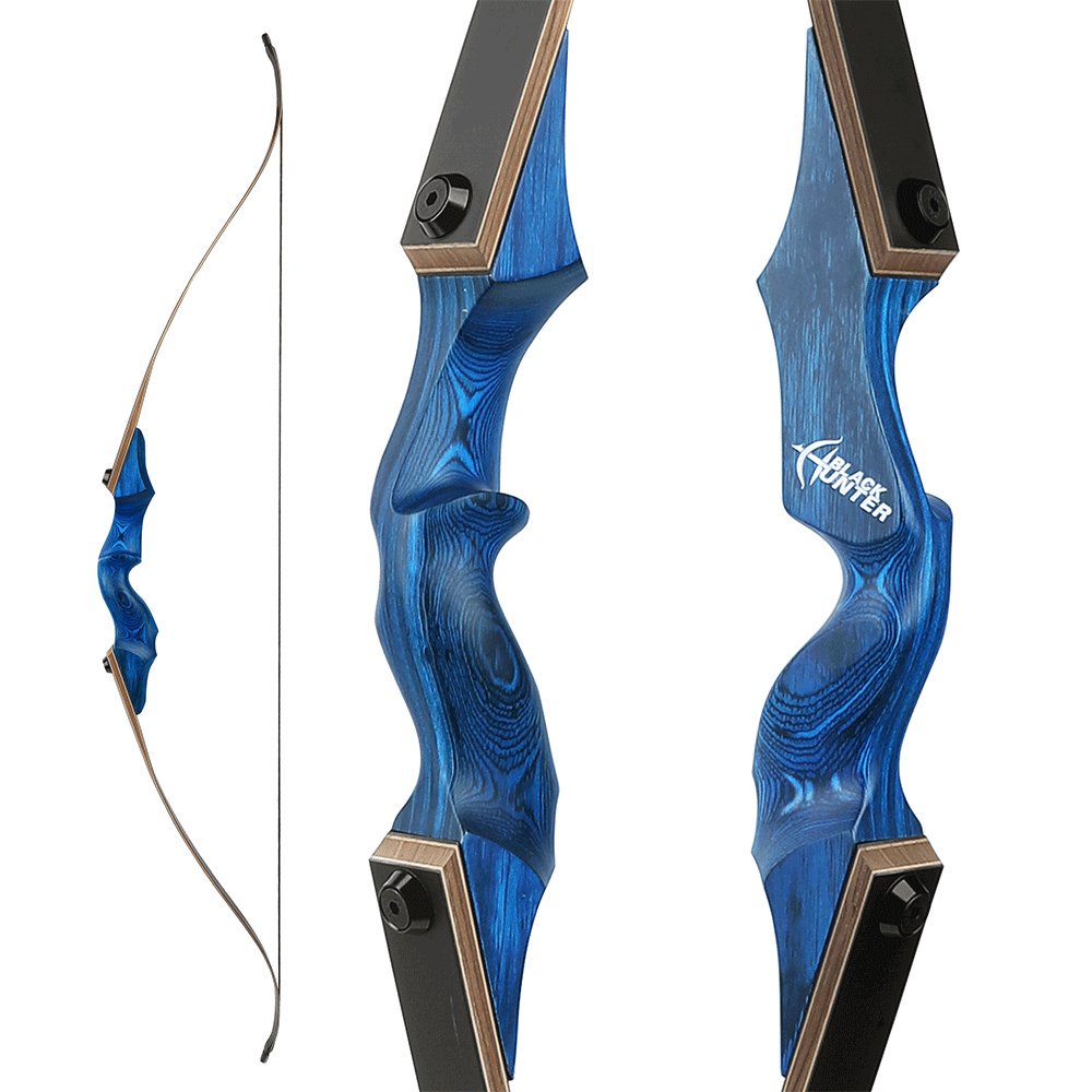 BlackHunter 60" Recurve Bow Arrow Set 20-60lbs RH LH