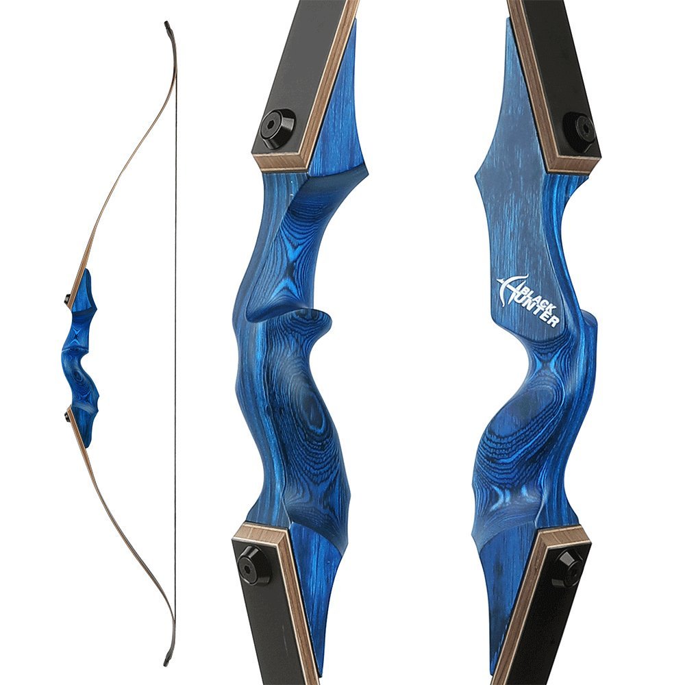 BlackHunter 60" Recurve Bow Arrow Set 20-60lbs RH LH