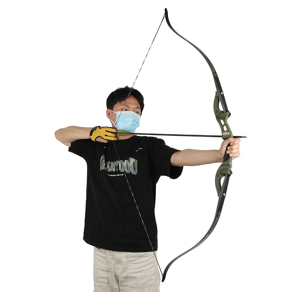 Junxing H3 Buffalo F Interface Hunting Recurve Bow – 25-60lbs, 62" with Full Hunting Kit