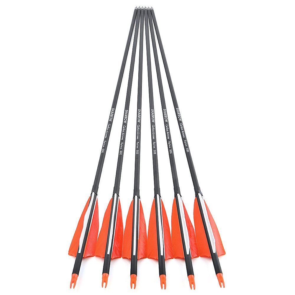 Clearance Sale 500 Spine Mixed Carbon Arrows (12pcs)