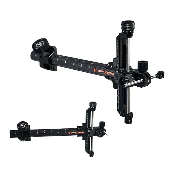 TOPOINT TP1003 Recurve Bow Sight – 9" Extension, Lightweight, Quick-Release, Multiple Colors