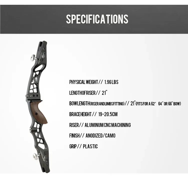 TOPOINT Unison Recurve Bow Kit RH/LH 16-44LBS