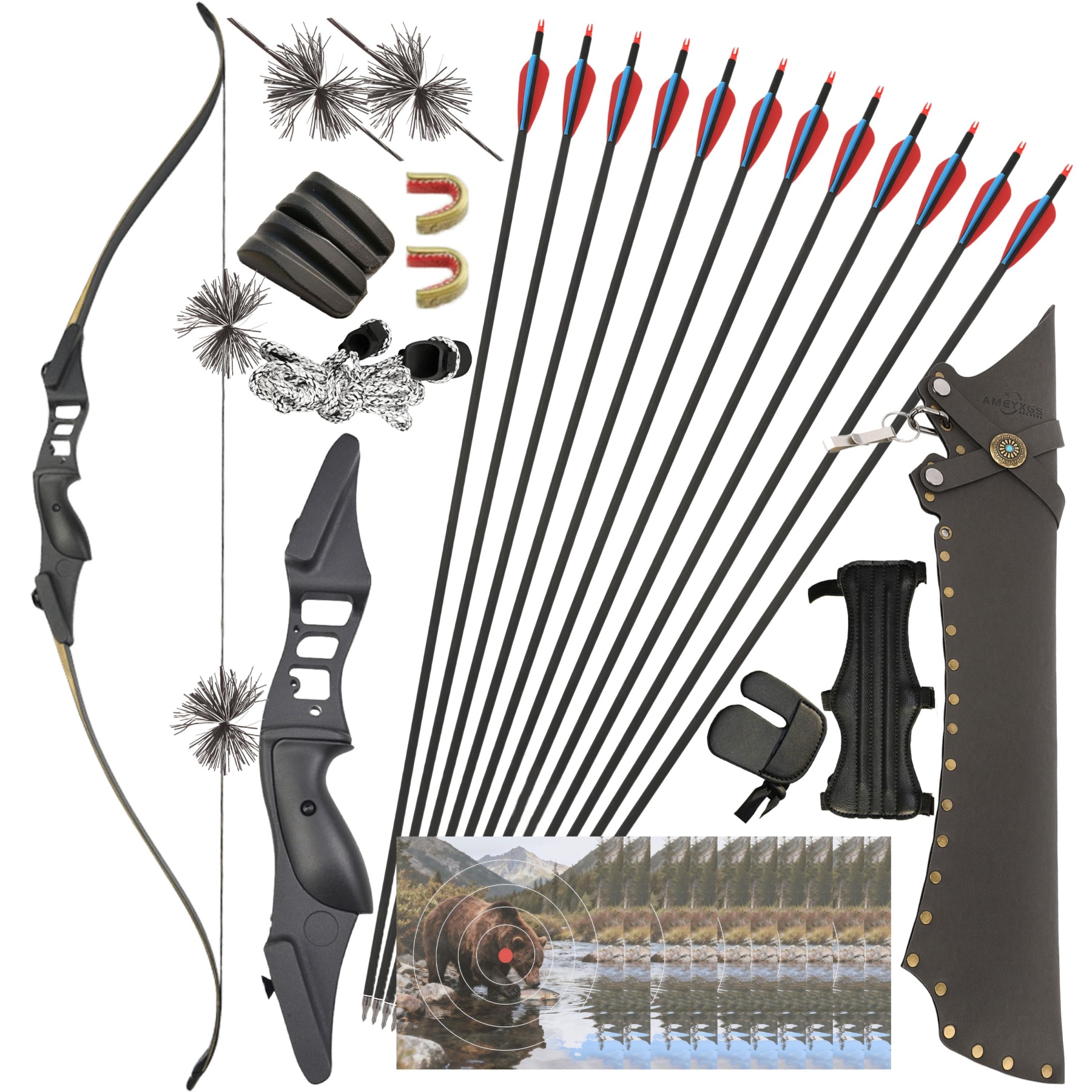 JUNXING F166 Archery Recurve Bow