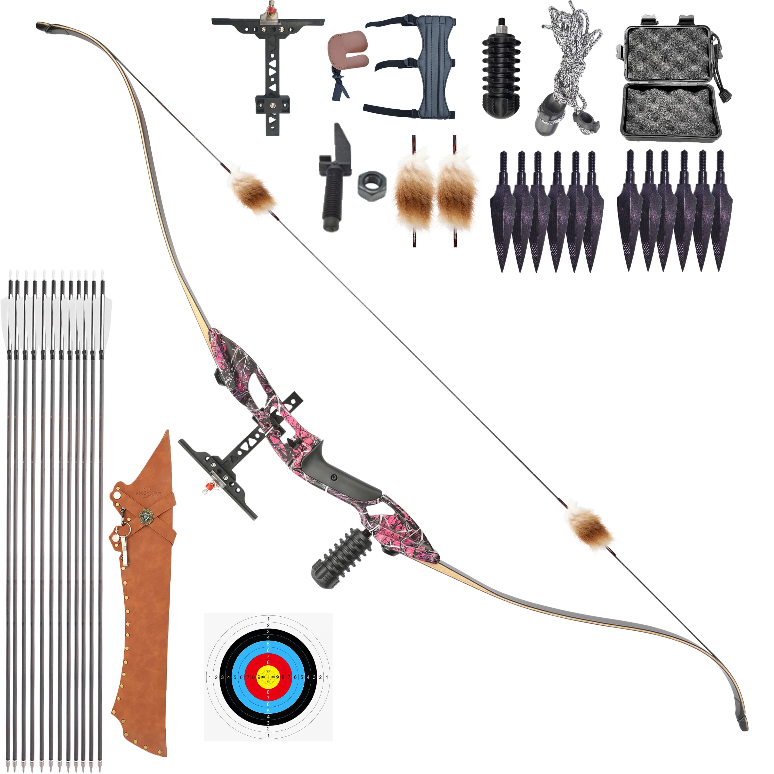 Junxing F179 Takedown Recurve Bow Kit 30-50lbs