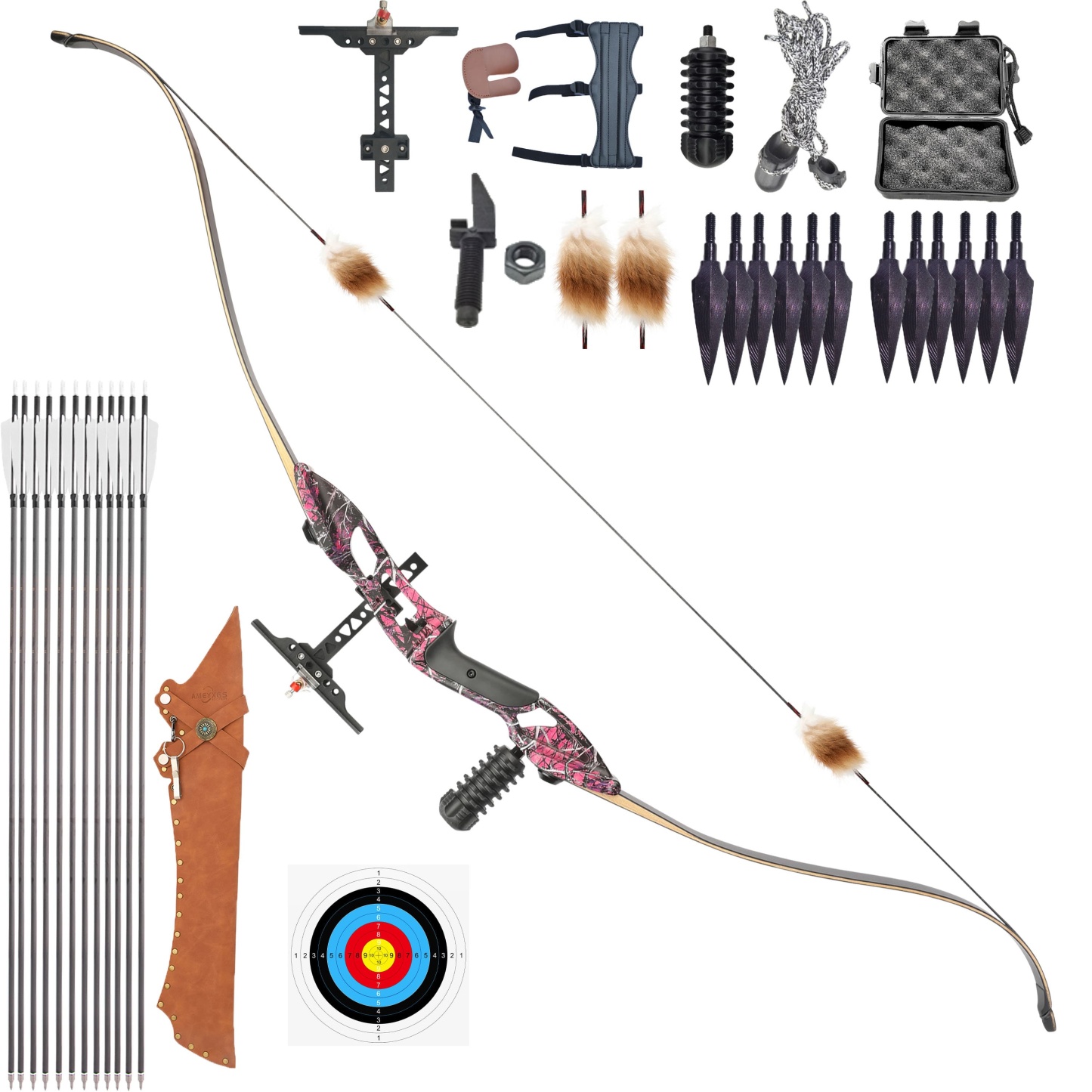 Junxing F179 Takedown Recurve Bow Kit 30-50lbs