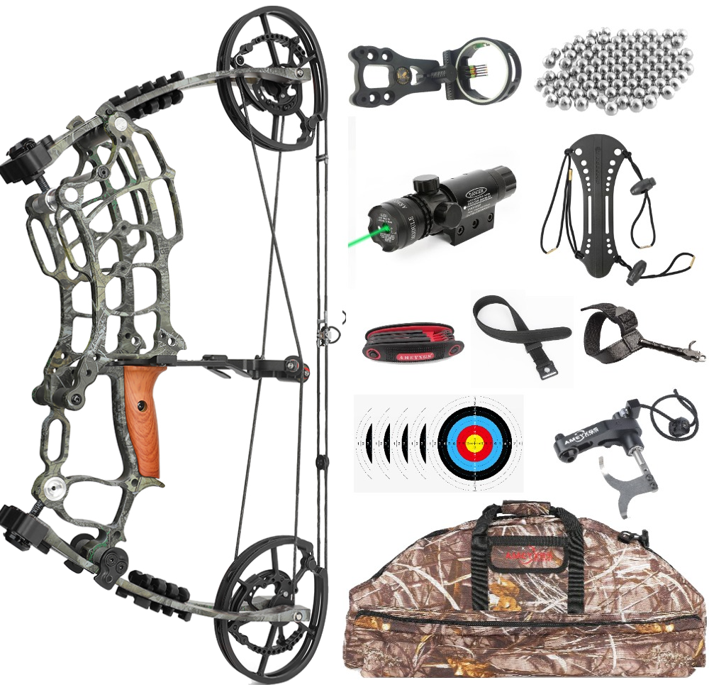 AME ARCHERY Short Axis Dual-Use Compound Bow RH LH