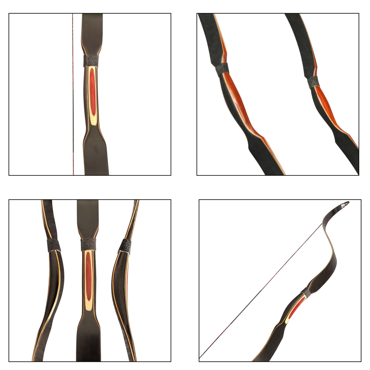 20-35LBS Traditional Bow Set LH RH Hunting Longbow Archery