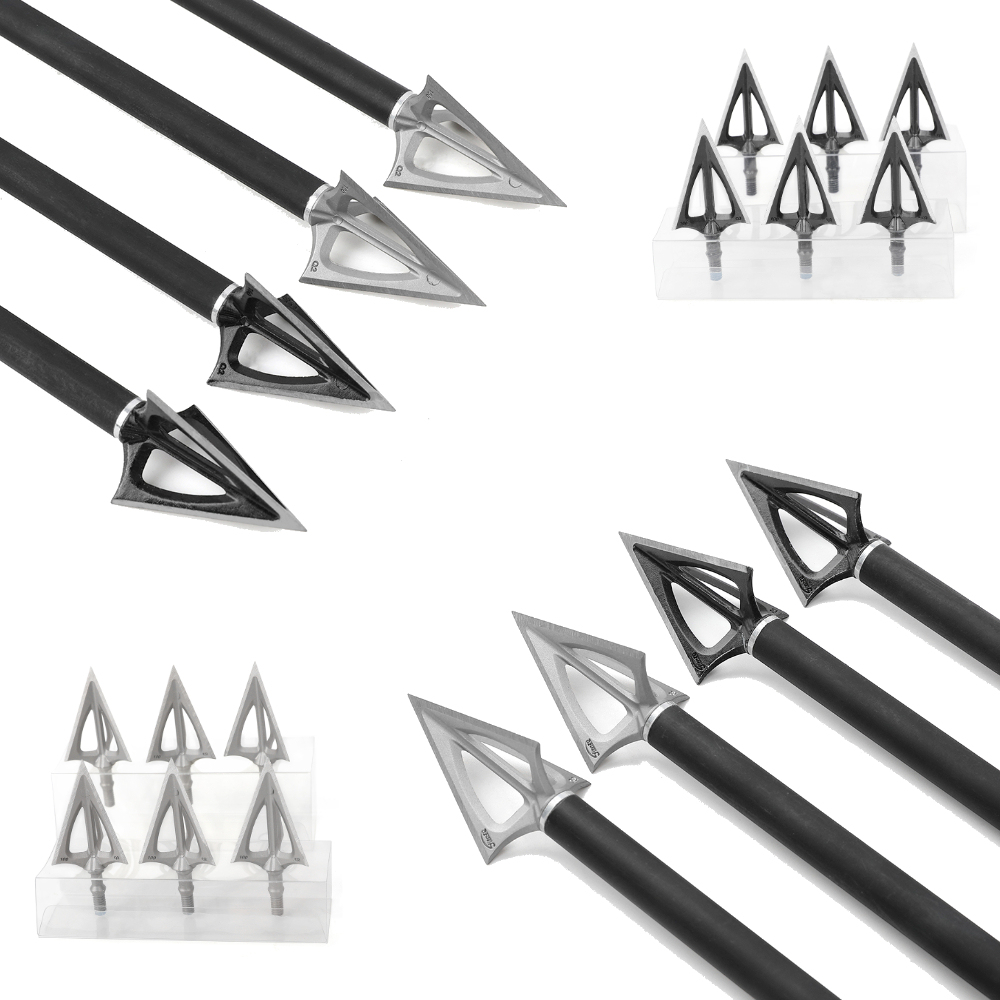 Q2 420 Stainless Steel Hunting Broadheads (12pcs) – 100 Grain