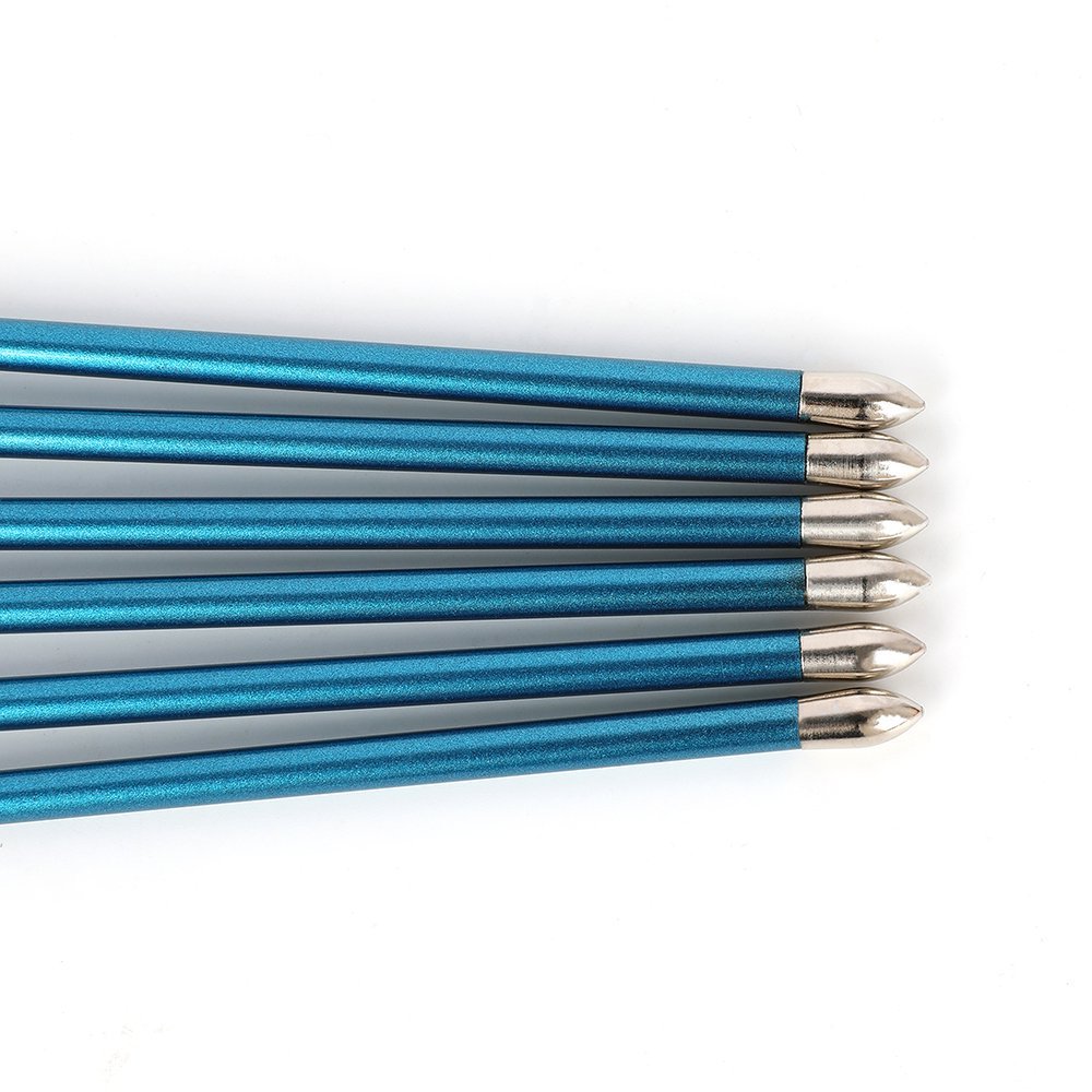 AME ARCHERY 1.75inch Fox 2" Heart-Shaped Feather Pure Carbon Arrows(12pcs)