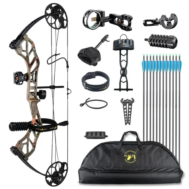 TOPOINT ARCHERY Starting 31 Hunting Compound Bow Package for Beginners