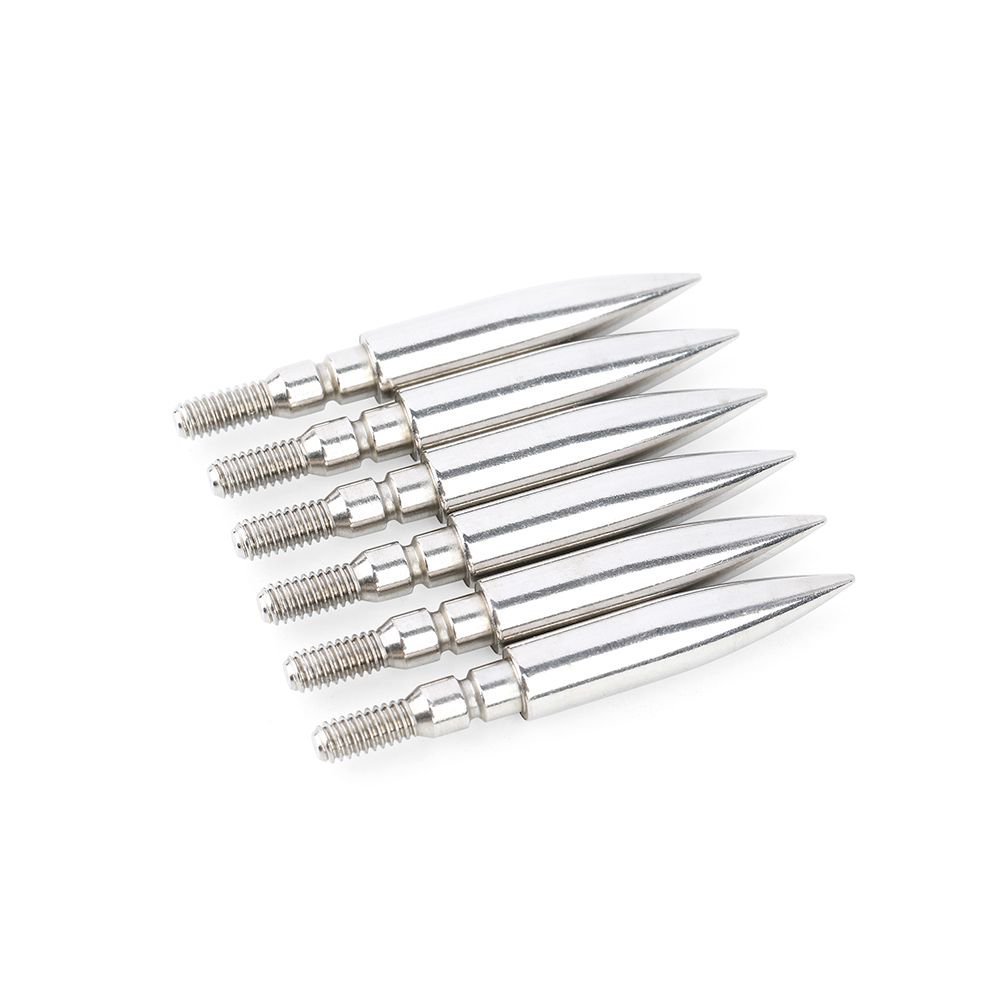 AME ARCHERY sStainless Steel 6.2 Target Tip(12pcs)
