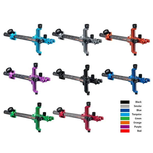 TOPOINT TP8810 Target Compound Bow Sight – 9" Extension, 3rd Axis Adjustable, Quick-Release, Multiple Colors