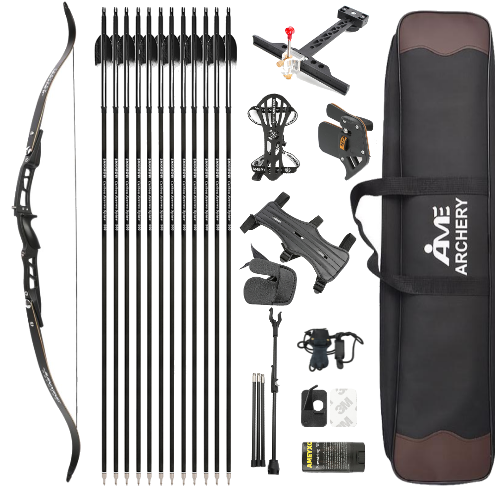 JUNXING Archery F167 66inch Recurve Bow Set for Beginners
